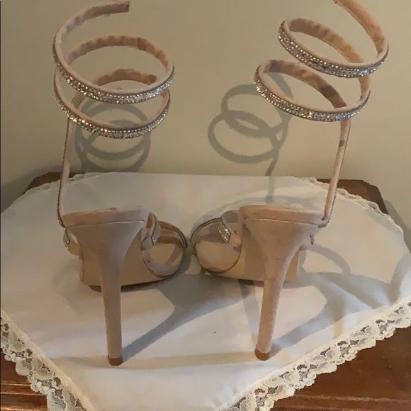 One of a kind shiny heeled sandals - Picture 3 of 4